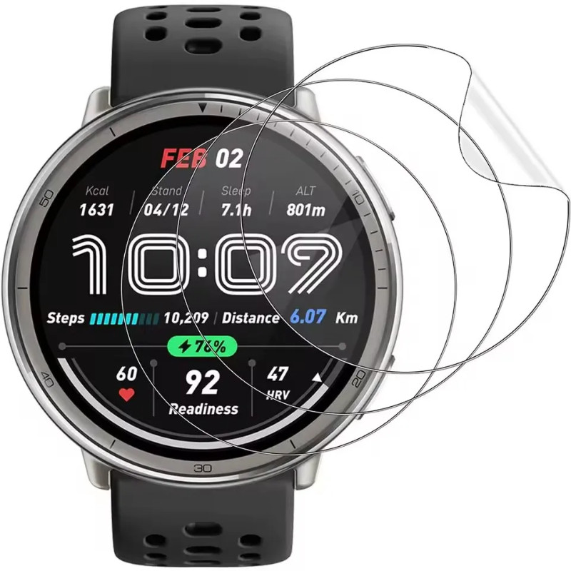 Amazfit Balance2 CheetahPro ActiveEdge Full Cover HD Phim Hydrogel mềm trong suốt cho Amazfit Cheeta