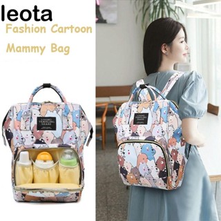  Leota Túi Đựng Tã Lót Cỡ Lớn Đa Năng Chống Thấm Nước Cho Mẹ Bỉm Sữa 