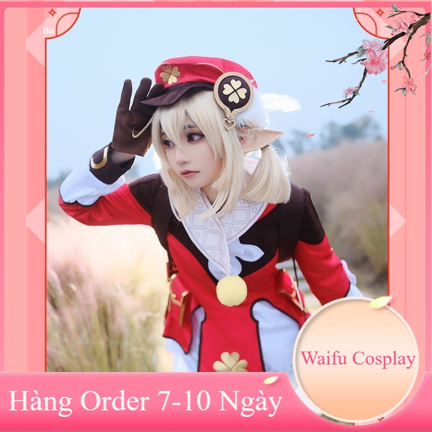 [Order 7-10 Ngày] Trang Phục Hoá Trang Cosplay Klee (Genshin Impact)(Cosplay)