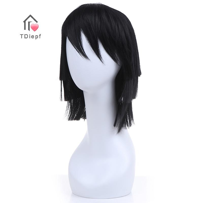 [TDiepf] Anime Demon Slayer Kimetsu No Yaiba Iguro Obanai Cosplay Tóc Giả Trang Phục MỚI