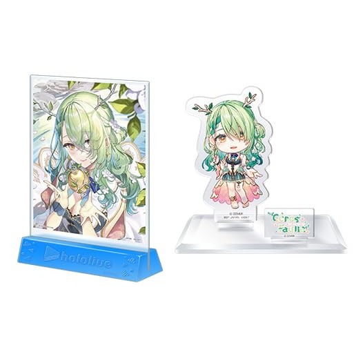 One Prize Hololive vol.5 Mini Art Board Prize & Kyun Character Prize Acrylic Stand Ceres Fauna 2-pie