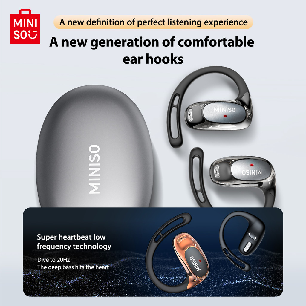 MINISO MS202 AI Tai nghe dịch thuật V6.0 Tai nghe Bluetooth 360° ACS HIFI Chất lượng âm thanh Tai nghe không dây Chống nước IPX5 Tai nghe thể thao | BigBuy360 - bigbuy360.vn