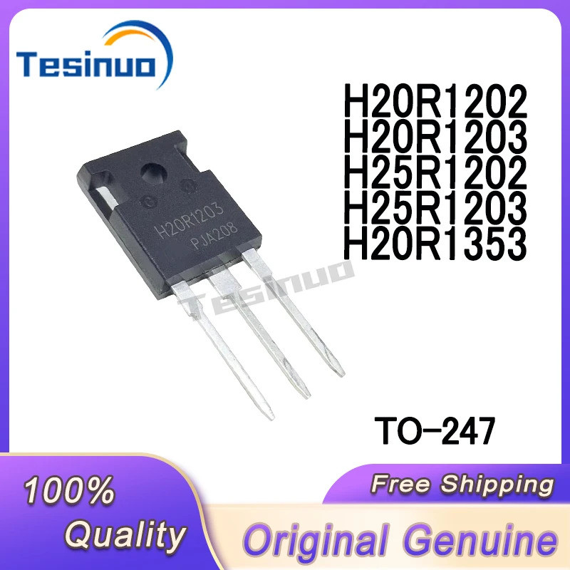 1-5 Chiếc H20R1203 H20R1203 H20R1353 H25R1203 H25R1203 H25R1203 TO-247 IGBT Bếp Cảm Ứng Bộ ba Còn Hà