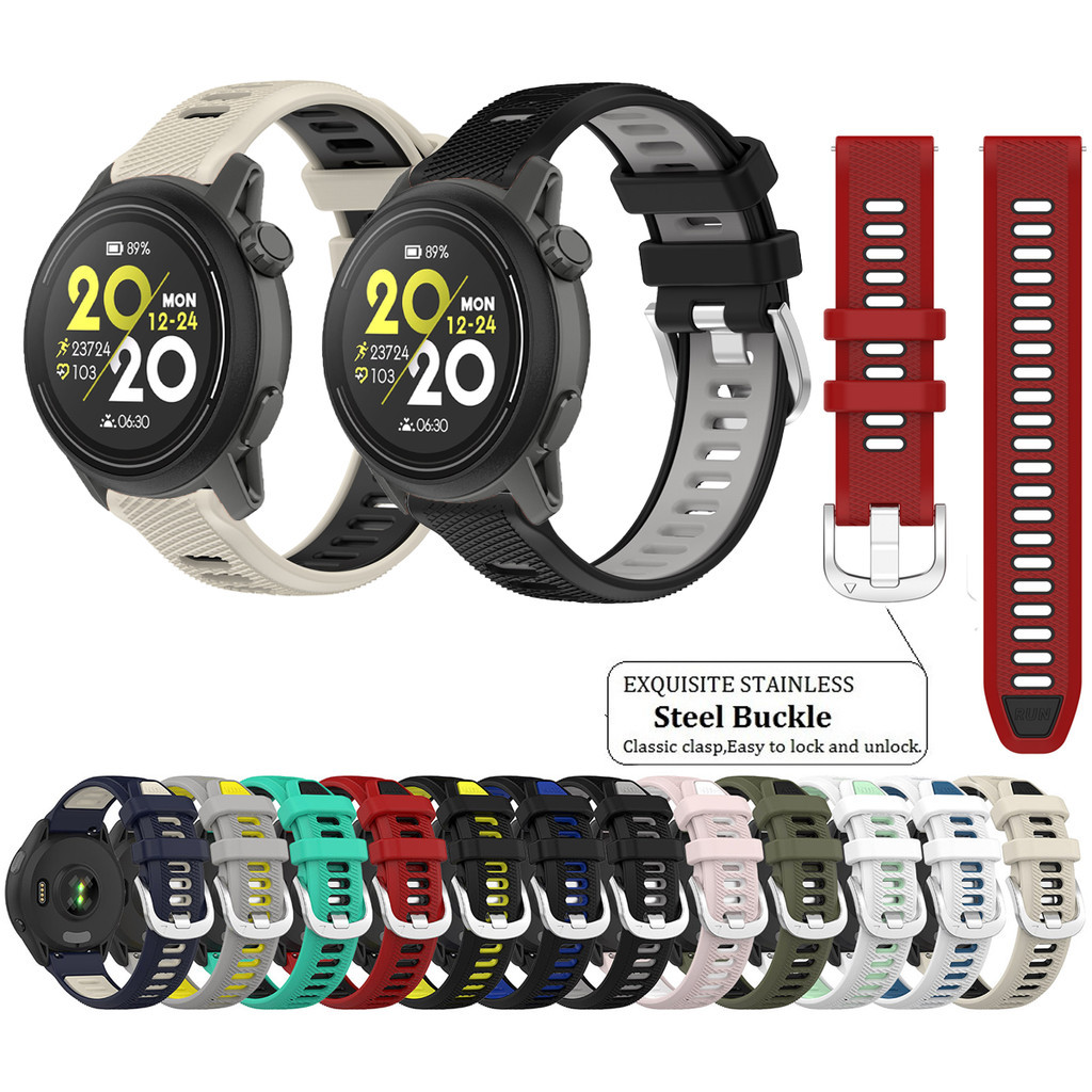 Dây đeo silicon cho COROS PACE 2 3 / APEX 4 42mm / APEX 2 Pro / APEX Pro / APEX 42mm 46mm VERTIX Vòn