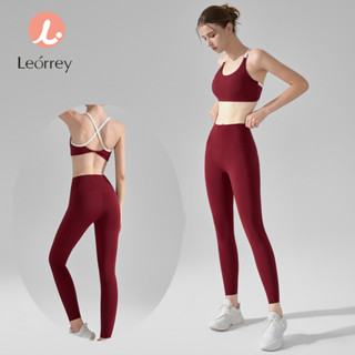 Leorrey-Quần áo tập thể dục thể thao tập luyện yoga quần áo liền mạch mặc tập yoga