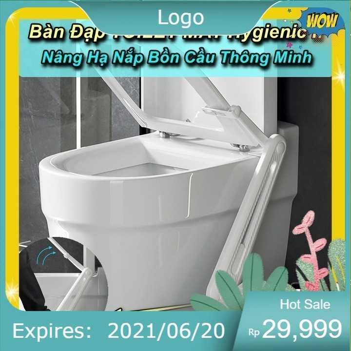 Bàn Đạp TOILET MAT Hygienic II Nâng Hạ Nắp Bồn Cầu Thông Minh ⚜️Euro Store⚜️ Shop