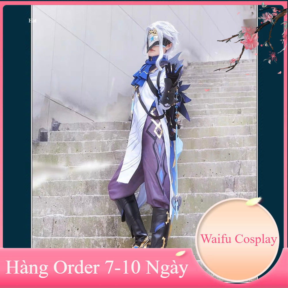 [Order 8-15 Ngày] Trang Phục Hoá Trang Cosplay Il Dottore (Genshin Impact)(Cosplay)