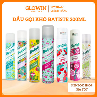  Dầu Gội Khô Batiste Xịt Khô Tóc Batiste Dry Shampoo Giúp Tóc Bồng Bềnh Hết Ngứa Hết Bết Dính  200Ml - Glowin Beauty 