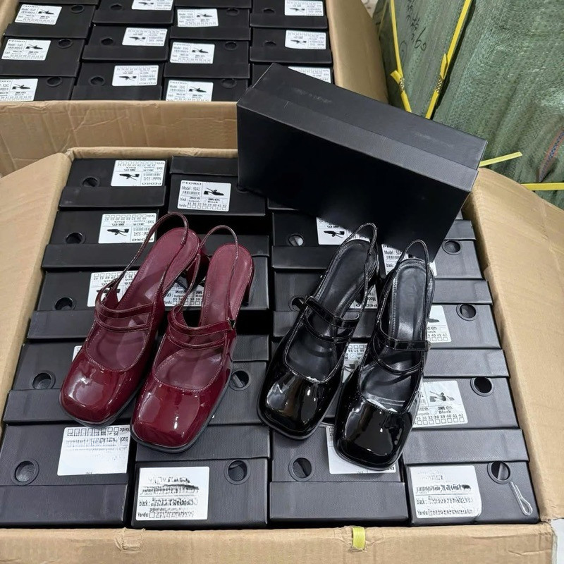 m1 (Chuẩn sz) Giày hai dây song song mũi vuông FULLBOX(Sẵn) m2