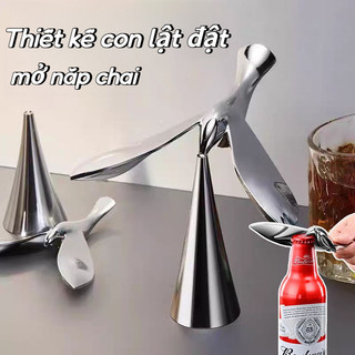 Dụng cụ mở nắp chai cân bằng cao cấp,Mở nắp bia cân bằng hình con chim,Trang trí mặt bàn
