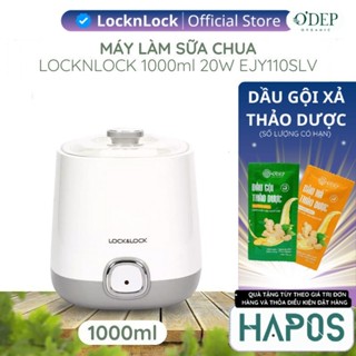 Máy làm sữa chua LocknLock EJY110SLV (Vỏ hộp có thể thay đổi mẫu mã tùy đợt Hãng SX) - Hapos Mall
