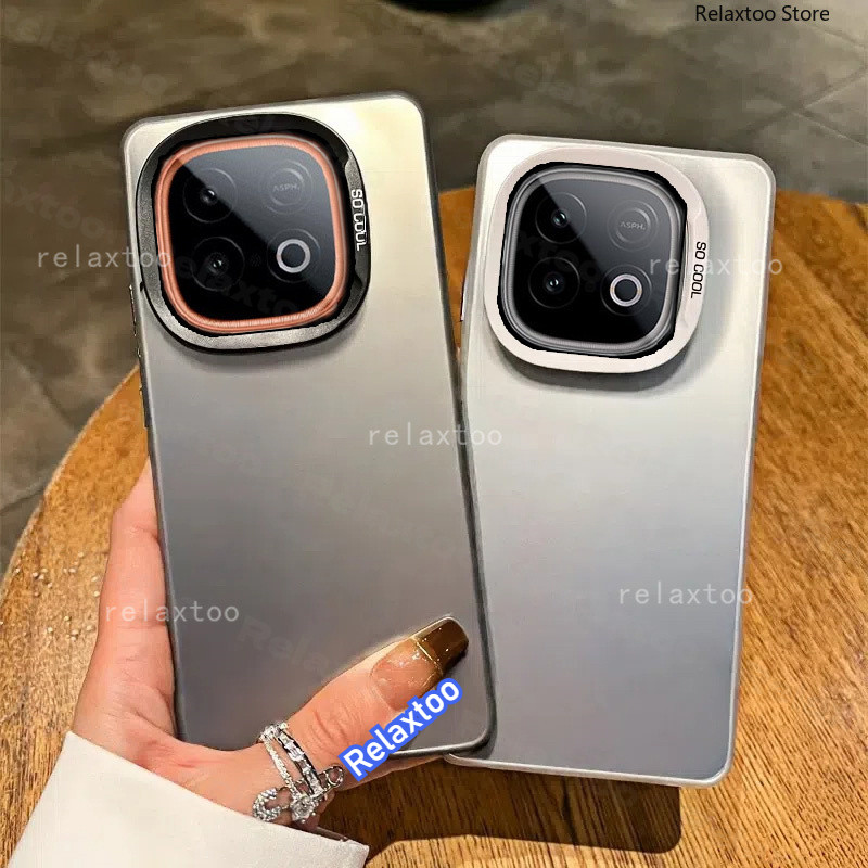 Vỏ IQOO Neo10 5G Cho IQOO Neo 10 Neo10 Pro 10Pro Neo10Pro IQOONeo10 5G Kim Loại Mờ Thời Trang Cặp Đô