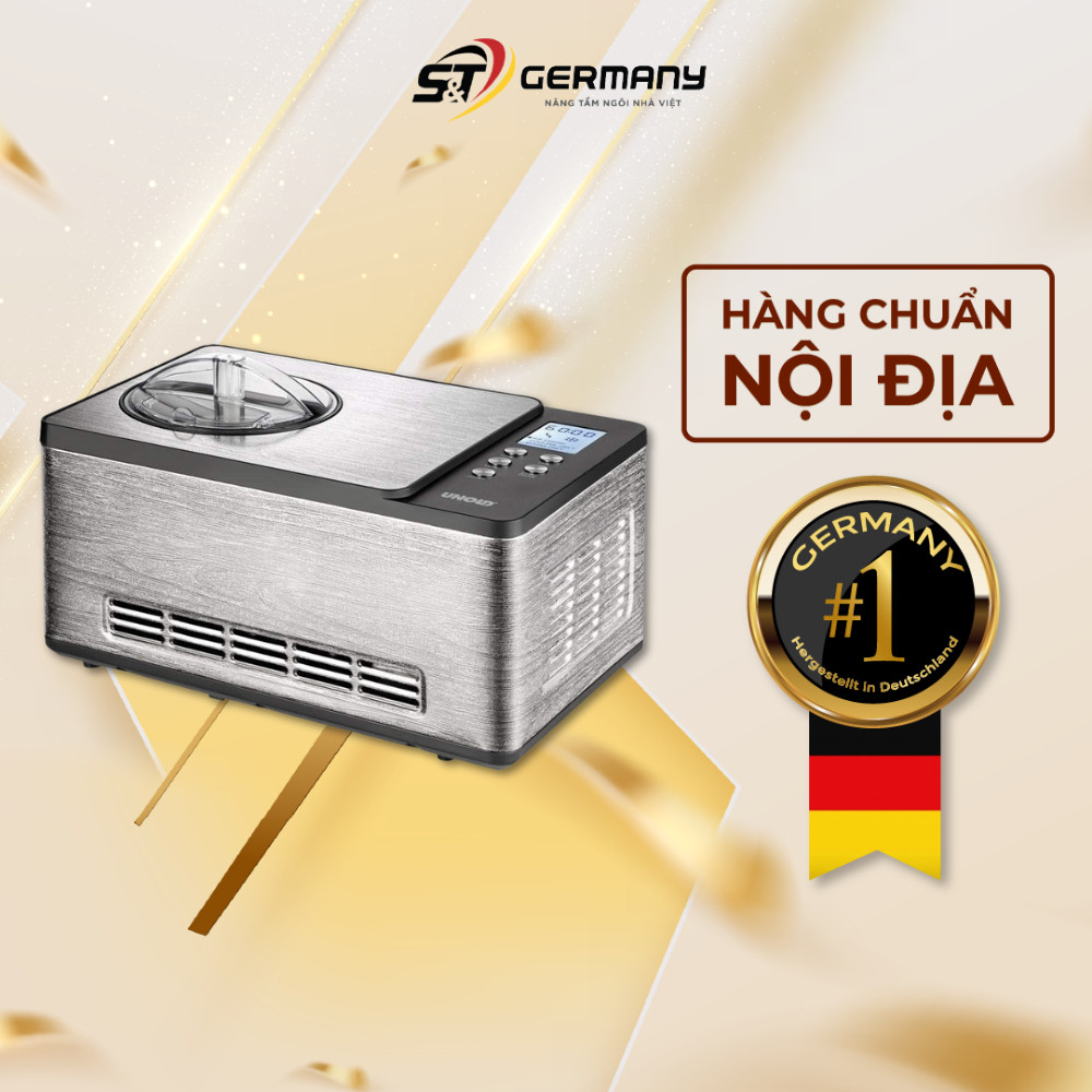 Máy Làm Kem UNOLD 48895, UNOLD 48818 nội địa Đức tiện lợi dễ dàng sử dụng GermanySnT