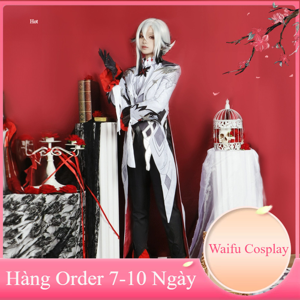 [Order 7-10 Ngày] Trang Phục Hoá Trang Cosplay Arlecchino (Genshin Impact)(Cosplay)