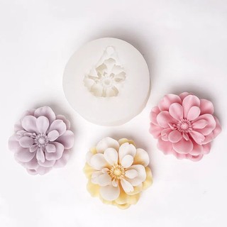 Hoa Đáng Yêu Silicon Xà Phòng Khuôn DIY Fondant Bánh Cho Xà Phòng Làm Đồ Dùng 3D Handmade Bánh Fondant Trang Trí Khuôn