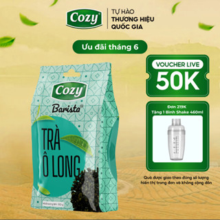 Trà Ô Long, Olong Cozy Barista 500g, Nguyên Lá Cao Cấp Từ Bảo Lộc Lâm Đồng, Vị Trà Mạnh,Pha Trà Sữa,Trà Trái Cây