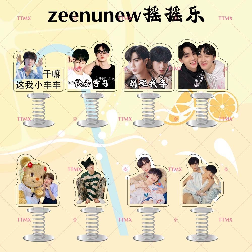 Acrylic Spring Rocking Music Car Stand Đồ trang trí Tùy chỉnh