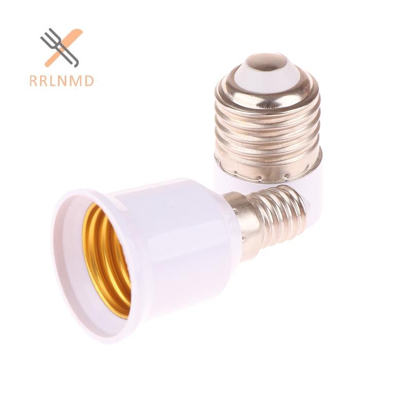 Bộ chuyển đổi bóng đèn LED RRLNMD 1Pc E14 sang E27 / E27 sang E14 Giá đỡ bóng đèn E14 Nữ E27 Nam Bộ 