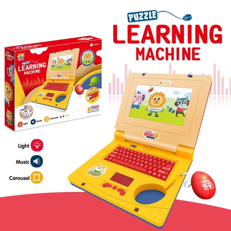 💻 LAPTOP ĐỒ CHƠI THÔNG MINH – PUZZLE LEARNING MACHINE
