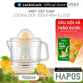 Máy vắt cam LocknLock tự động 700ml 40W Chính hãng tự đảo 2 chiều ép nước kiệt bã tiện lợi nhỏ gọn - HAPOS BEAUTY 