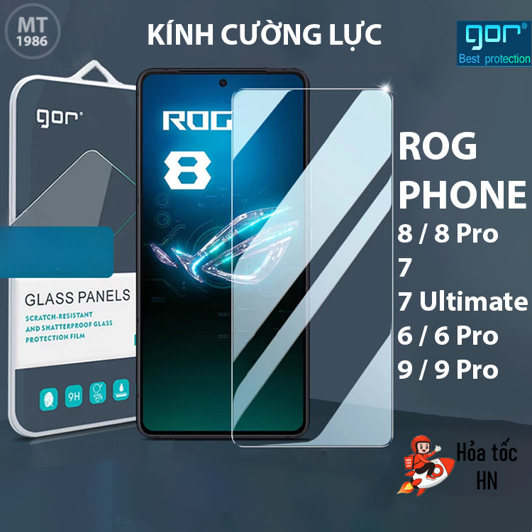 Kính cường lực ROG Phone 8/ ROG Phone 8 Pro, ROG Phone 7/ 7 Ultimate/ ROG Phone 9/ 9 Pro/ Trong Suốt