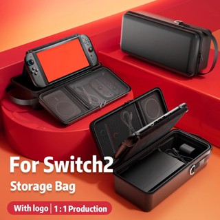 Dành Cho Nintend switch2 Túi Đựng Tay Di Động Công Tắc Bảng Điều Khiển EVA Mang Theo Vỏ Bảo Vệ Có Khe Cắm Thẻ Trò Chơi