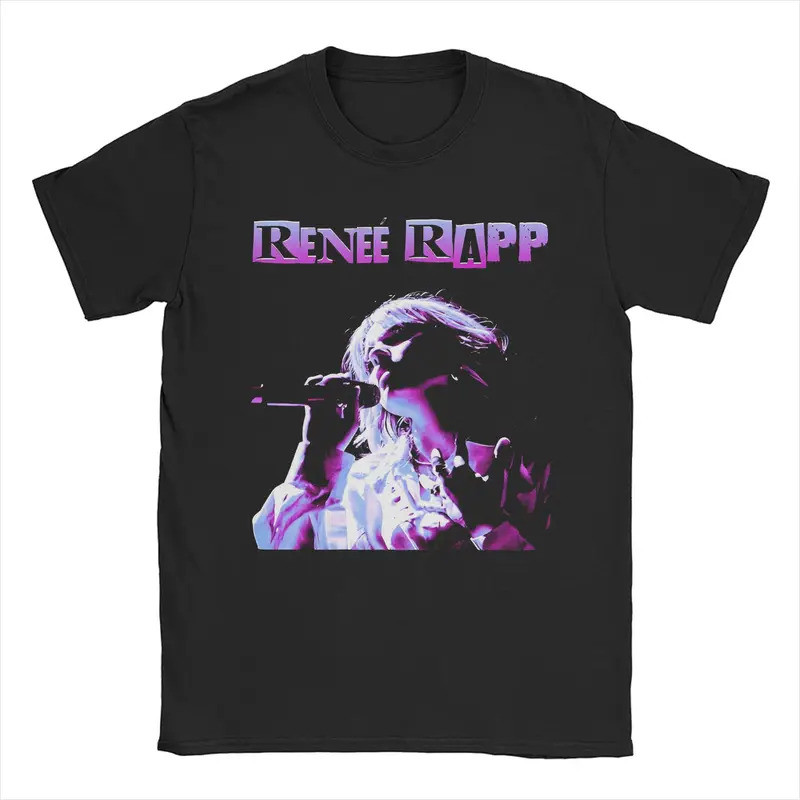 Nam Nữ Renee Rapp Vintage Ransom Renee Rapp Note Phong Cách Áo Cotton Áo Mới Lạ Tay Ngắn Tee Áo 4XL 