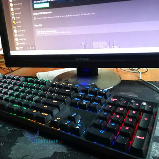 Bàn Phím Cơ Arms Cool HK107 ( LED Rainbow – Blue Switch ) -dc3443
