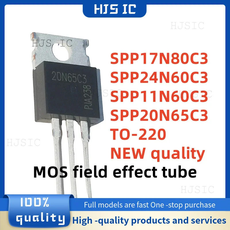 1-5 CÁI SPP17N80C3 17N80C3 SPP24N60C3 24N60C3 SPP11N60C3 11N60C3 SPP20N65C3 20N65C3 TO-220 MOS ống h