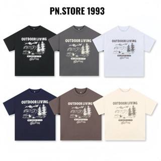 COMBO 2 Áo thun in form boxy Outdoor PN.Store1993 Áo thun chất liệu cotton 2 chiều thoáng mát nam nữ unisex local brand