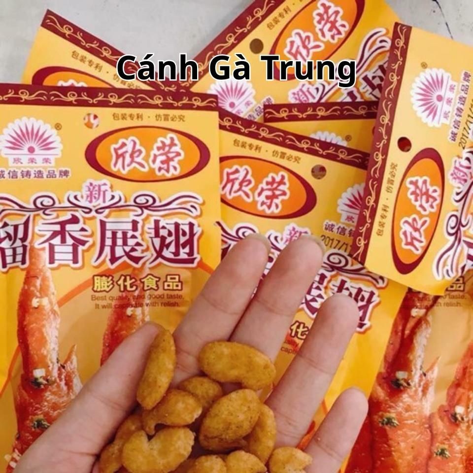 Combo 40 gói cánh gà trung, snack bim cánh gà Trung, bim bim hình cánh gà tuổi thơ ăn vặt