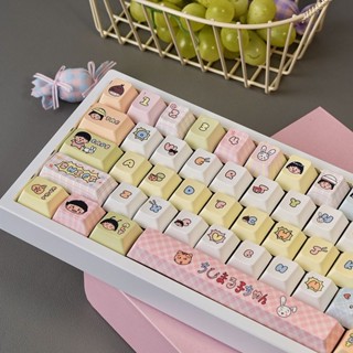  PBT Keycap Cherry MOA Cherry Maruko Keycap Dễ Thương Thăng Hoa Bàn Phím Cơ Thích Ứng Với 61   63   64   67   68   71   75   78   82   84   87   96   98   100   104   108 