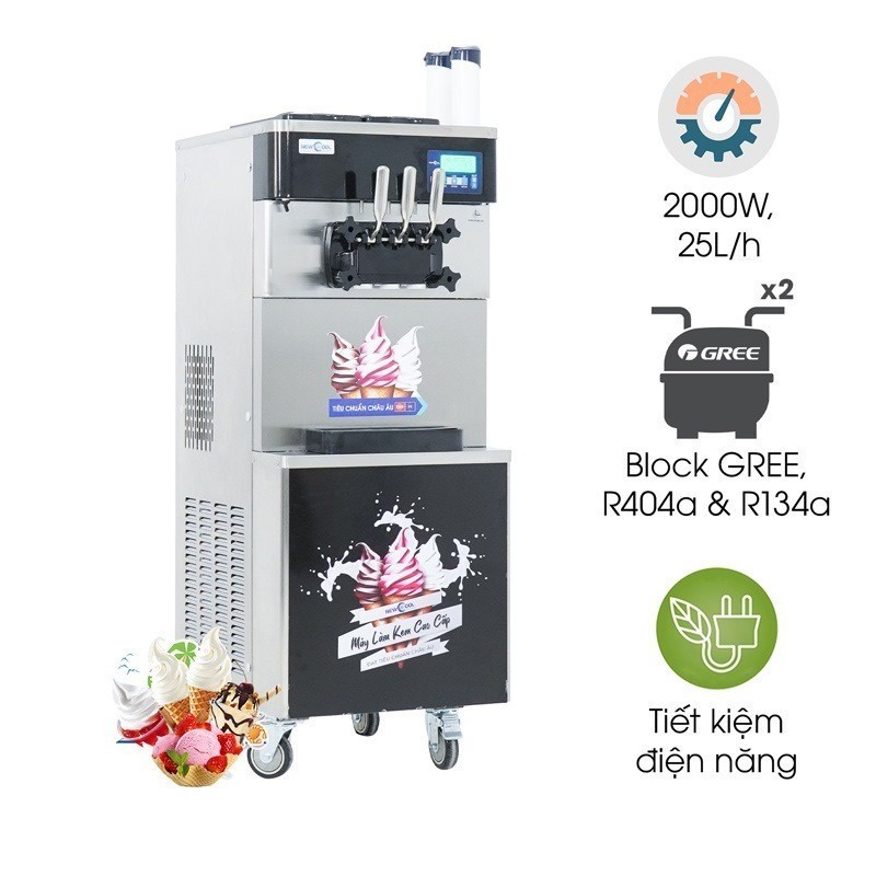Máy làm kem tươi NEWCOOL BQL-825B-P - Bảo hành chính hãng 24 tháng