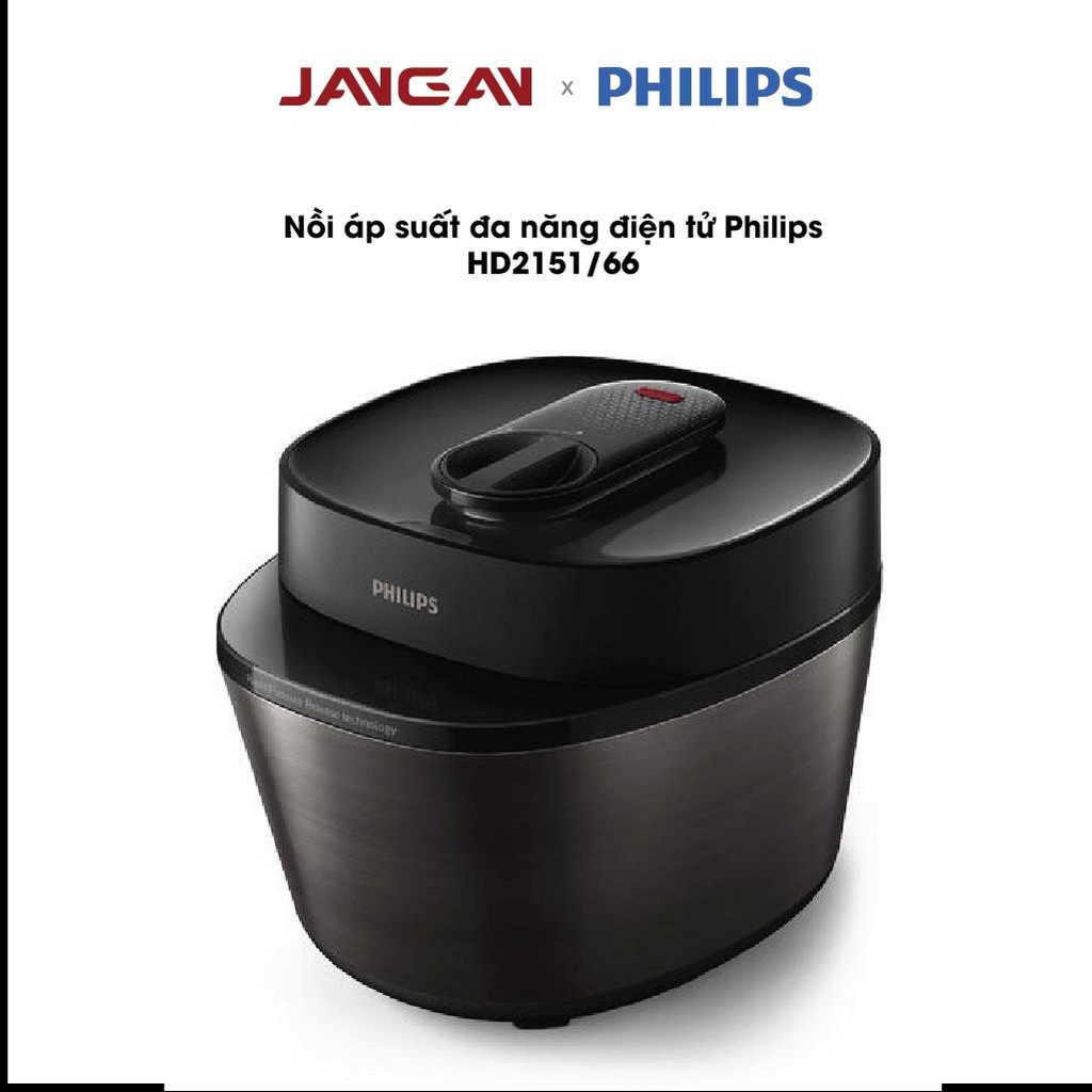 Nồi áp suất điện tử Philips HD2151/66 chính hãng, nấu ngon chỉ trong 30 phút