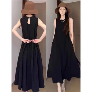 Váy đi biển trễ vai Đầm bigsize nữ Váy thời trang mùa hè phong cách Pháp cao cấp