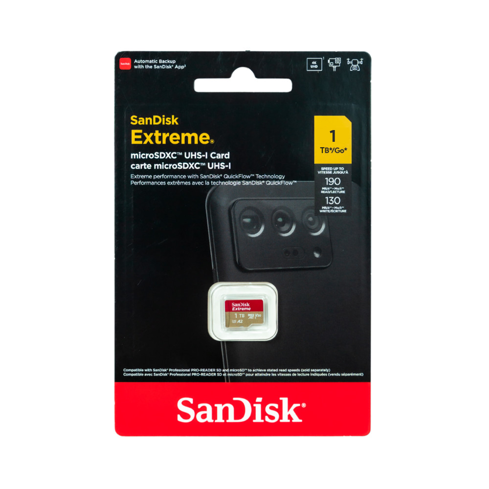 Thẻ Nhớ MicroSDXC SanDisk Extreme V30 A2 512GB - 1TB 190MB/s | BigBuy360 - bigbuy360.vn