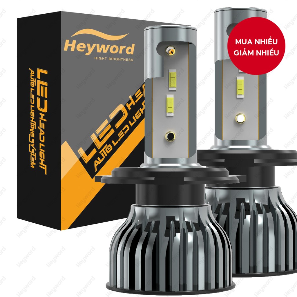 Bóng Đèn Pha Led Chùm Tập Trung Sáng Cao H7 H11 9005 3000K-8000K Bốn Màu Tùy Chọn Nâng Cấp Mùa Hè