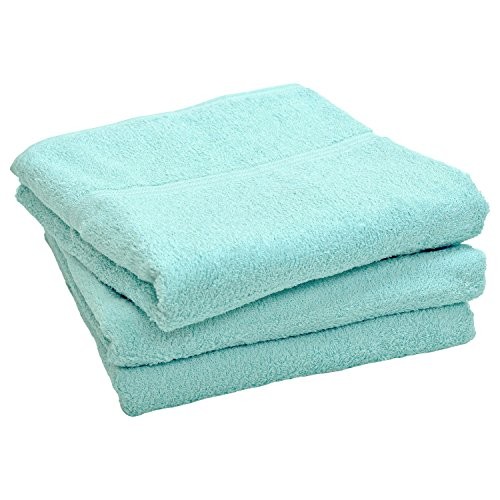 Bộ 3 khăn tắm hiorie (ヒオリエ) làm ở Nhật Bản, bao gồm khăn tắm hàng ngày, màu Aqua Izumo.