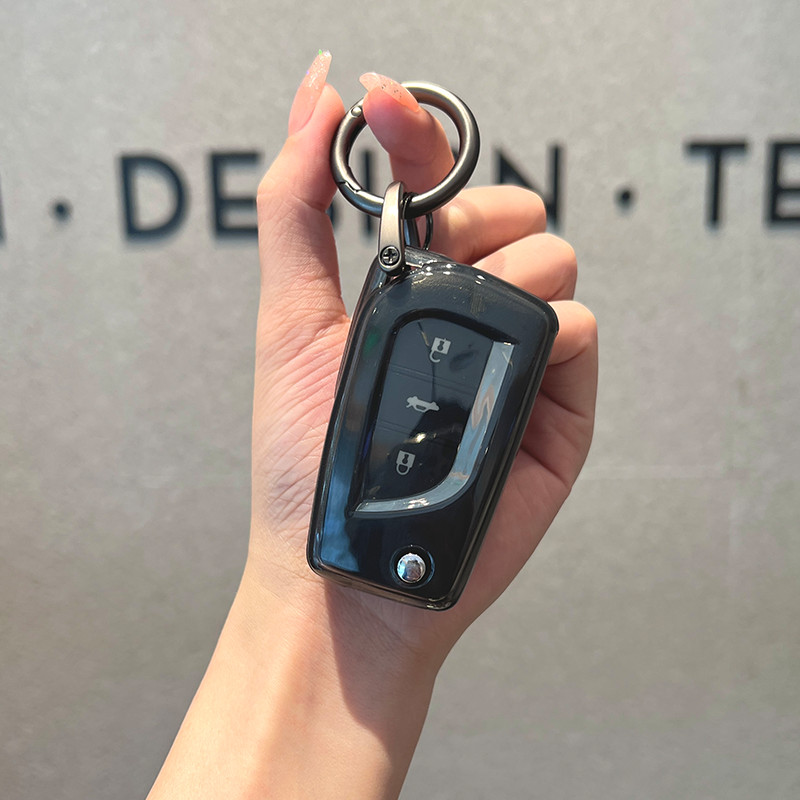 Dành Cho Xe Toyota Chìa Khóa Bao Fob Cho Xe Toyota Móc Khóa Yaris Camry Corolla Vios Wigo Hiace Agya