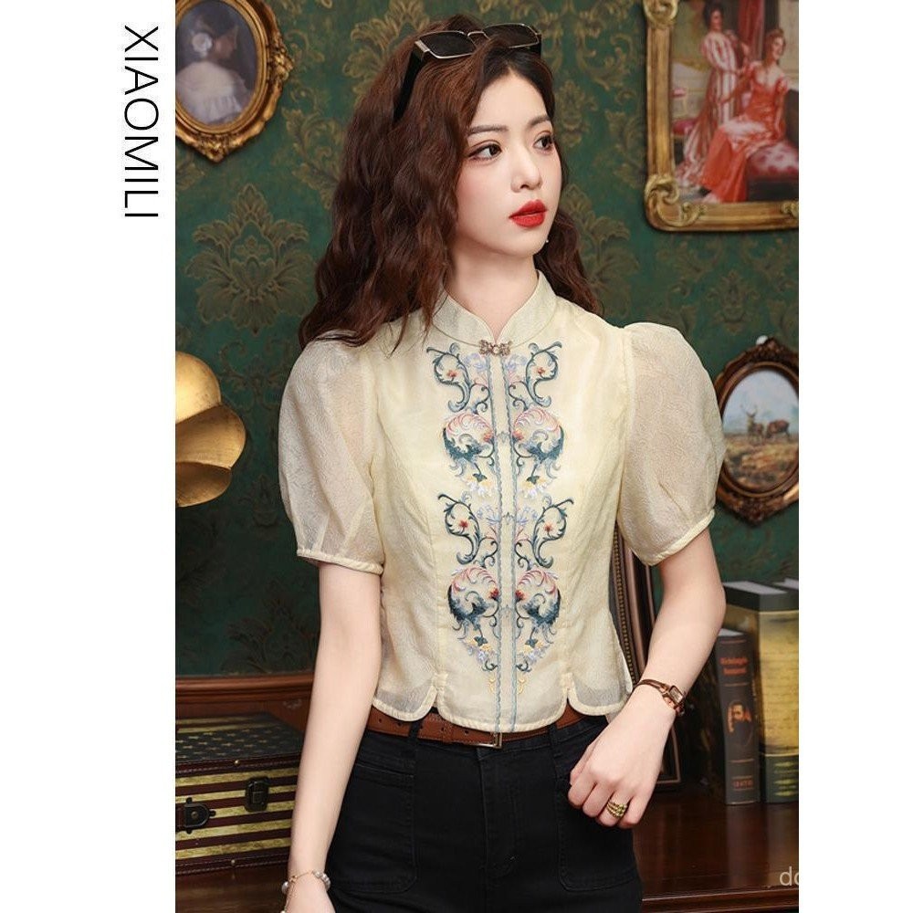 Châu Á lấy cảm hứng từ trang phục cho phụ nữ barong áo hiện đại filipiniana hàng đầu giản dị đồng bằ