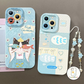Ốp Lưng Cho IPhone 17 air 7Plus 14 16 13 15 12 11 Pro Max 8 16 15 Plus XR X XS Max Hộp Đựng Cá Hoạt Hình Sáng Tạo Hài Hư