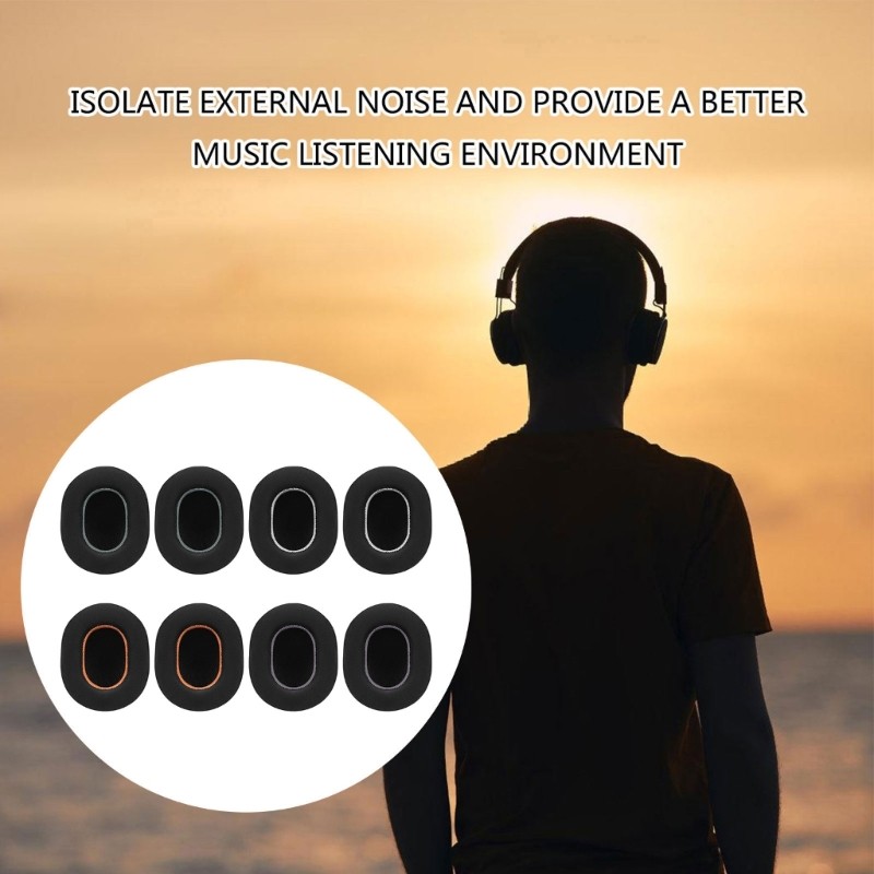 BTM 1 Cặp Tai Nghe Miếng Lót Tai Xốp Gel Làm Mát Đệm Tai Cho ATH-M20 M30 M40 M50X Tai Nghe Earpads
