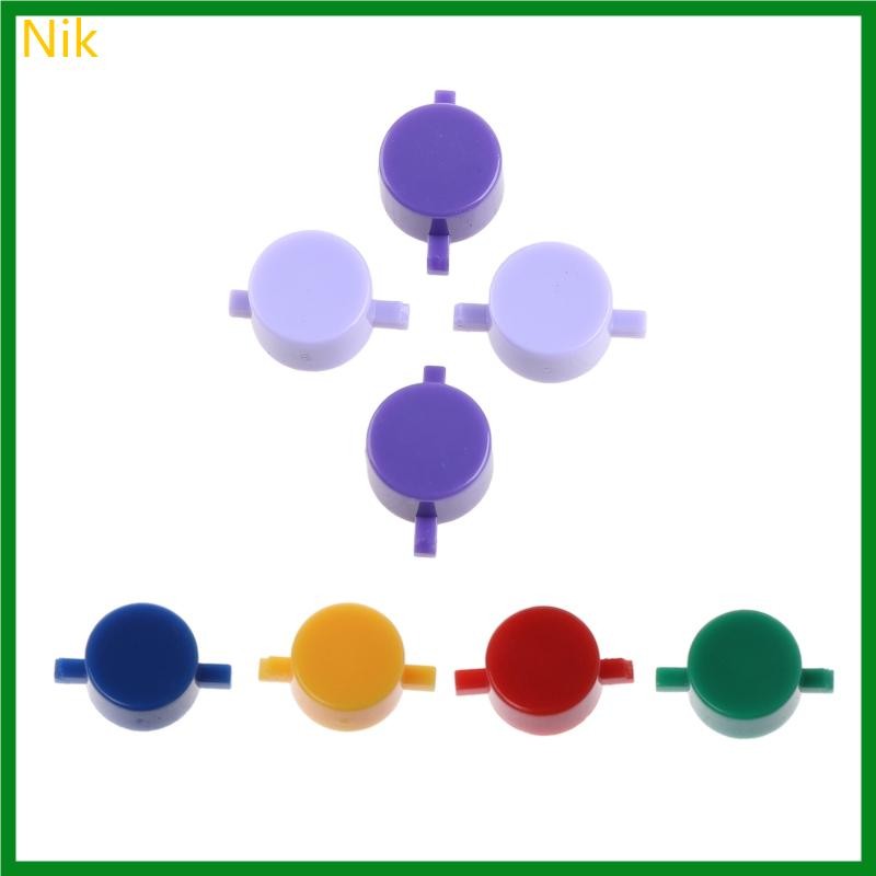 Nik Nhựa ABXY Nút Cho SNES Cho SFC Tay Cầm DIY Thay Thế Cho SNES Tay Cầm Nút ABXY Phím Bộ Phụ Kiện