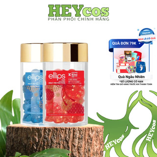[CHÍNH HÃNG] Serum Dưỡng Tóc Ellips Hair Vitamin Heat Protection Hộp 50V - Chống Xơ Rối, Bảo Vệ Tóc Khi Sấy Nhiệt