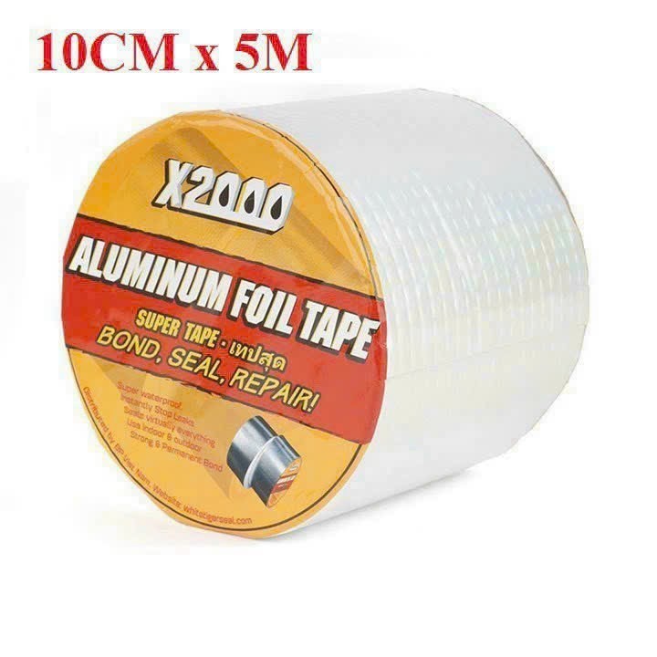 Băng Keo Chống Thấm x2000 Nhật Bản Chống Thấm Dột, Dán Tường, Dán Mái Tôn Nhiều Size