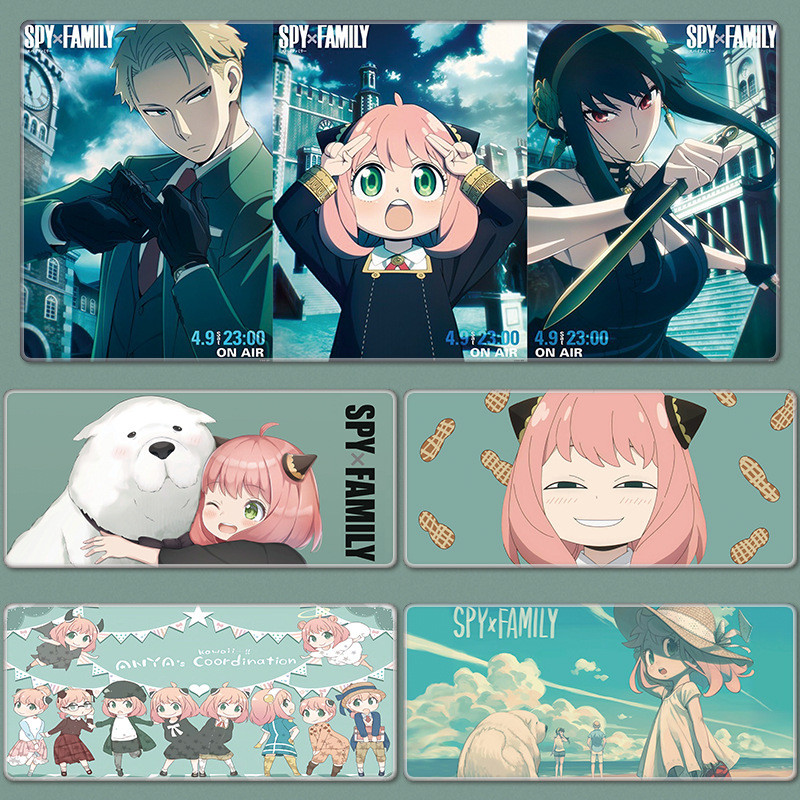 SPY × FAMILY Miếng Lót Chuột XXL Anya Forge Bàn Phím Miếng Lót Anime Lid Forge Chuột Thảm Yor Forge 