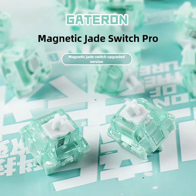 [10 switch] Switch Từ Tính HE Gateron Magnetic Jade Pro | Linear 50g | Công Tắc Bàn Phím HE Hiệu Năn