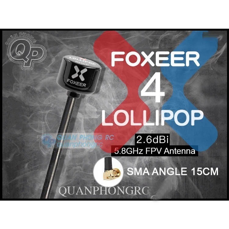 Anten Foxeer Lollipop 4 -5.8G 2.6dBi High Gain FPV Antenna Dành cho máy bay điều khiển