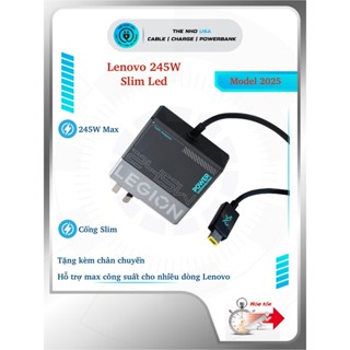 Củ sạc nhanh Lenovo Legion GaN 245W LA245 cho Lenovo Legion Greek Thinkpad Thinkbook Xiaoxin