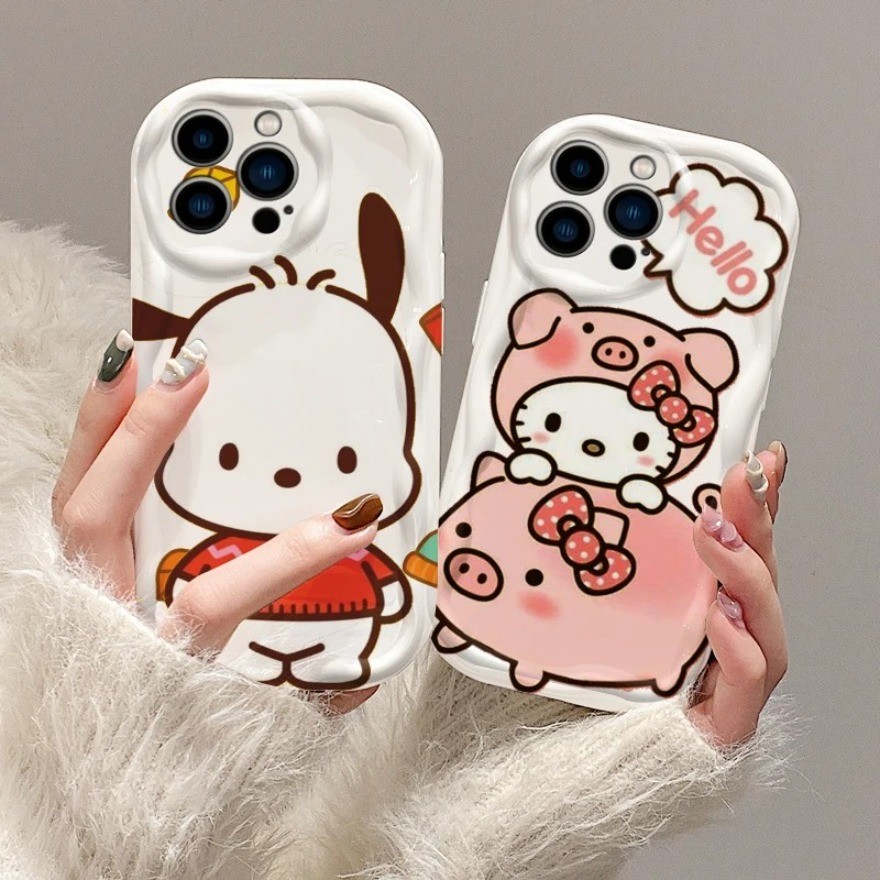 Ốp điện thoại hình gấu trúc hoạt hình dễ thương cho Redmi Note14Pro + Redmi A5 14C 14R A3Pro 13 13 1